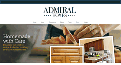 Desktop Screenshot of admiralhomesmichigan.com